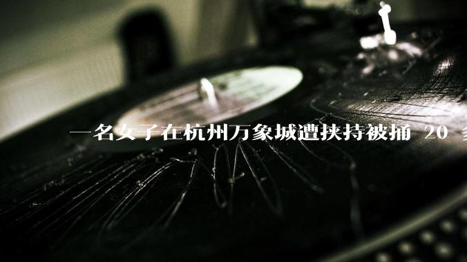 一名女子在杭州万象城遭挟持被捅 20 多刀,隆胸***体救了一命,这反映出哪些公安系统的问题?