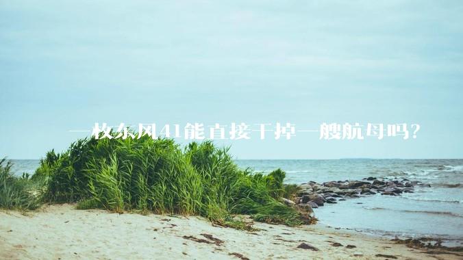 一枚东风41能直接干掉一艘航母吗?