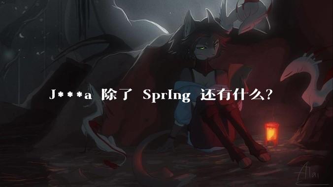 J***a 除了 Spring 还有什么?