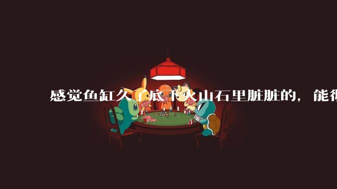感觉鱼缸久了底下火山石里脏脏的,能彻底换水清理一遍不?